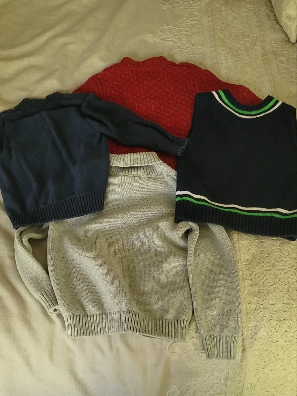 x4 Boys Sweater Bundle Size 5, Gymboree, Chaps (Vest), Classic Club, Dress Well